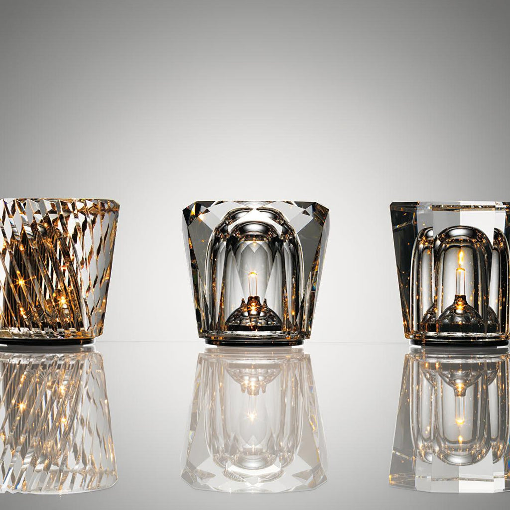 LED Crystal Diamond Table Lamp with Built-in Battery for Bedroom & Living Room Lighting