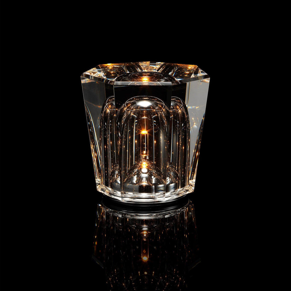 LED Crystal Diamond Table Lamp with Built-in Battery for Bedroom & Living Room Lighting