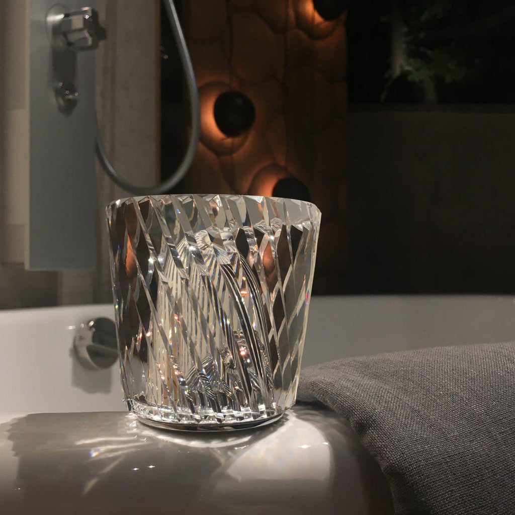 LED Crystal Diamond Table Lamp with Built-in Battery for Bedroom & Living Room Lighting