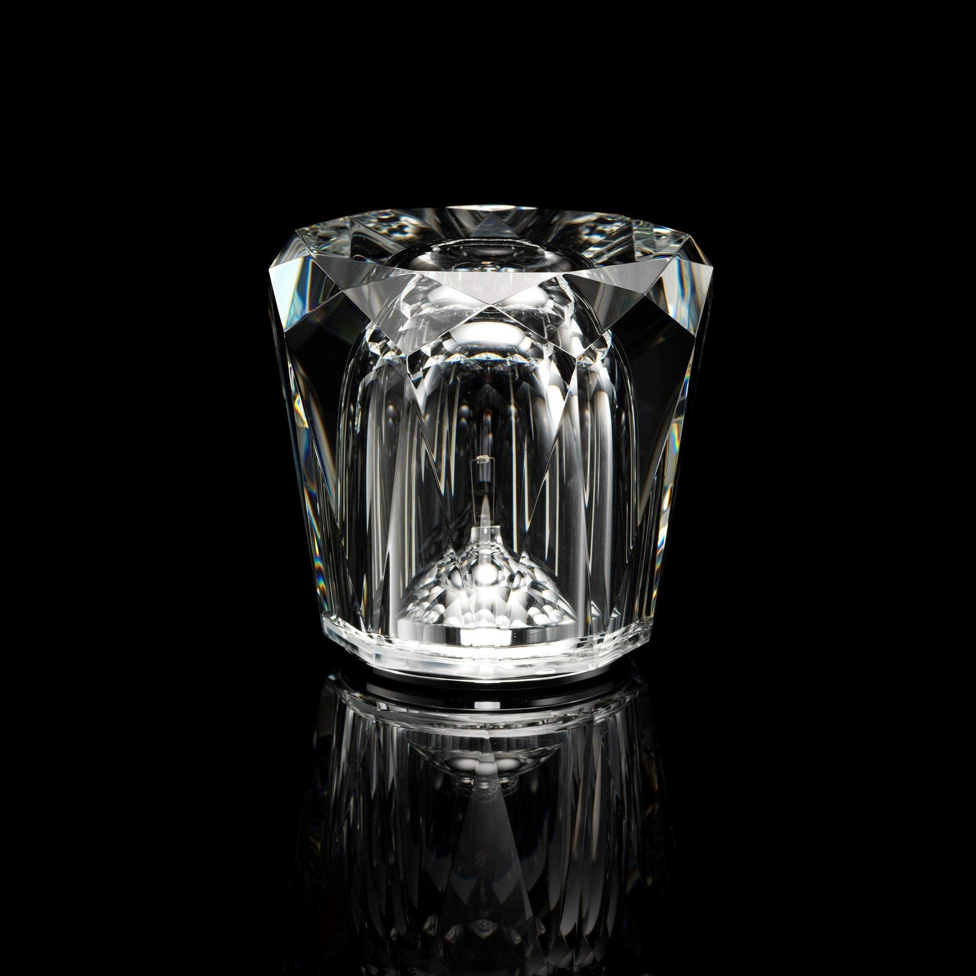 LED Crystal Diamond Table Lamp with Built-in Battery for Bedroom & Living Room Lighting