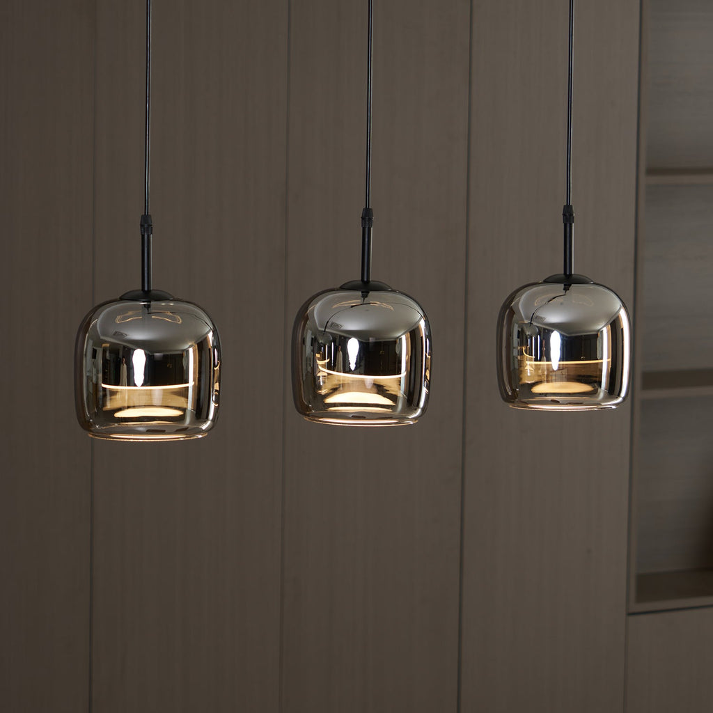 LED Pendant Lamp - Modern Adjustable Hanging Light Fixture for Kitchen Island & Dining Room Lighting