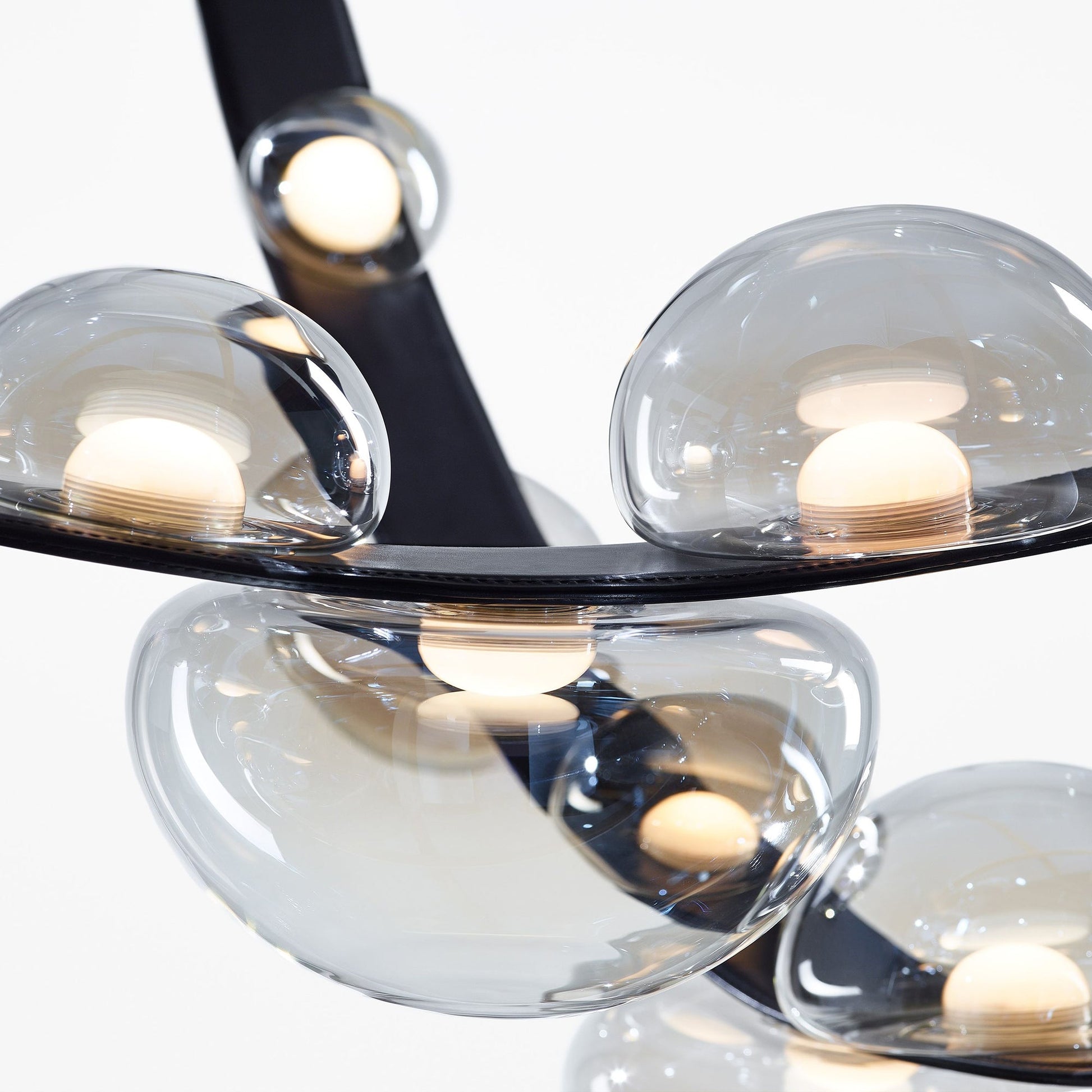 Dew Drops Pendant Lamp | Integrated LED, Smoke Grey Finish & Ideal for Indoor Spaces