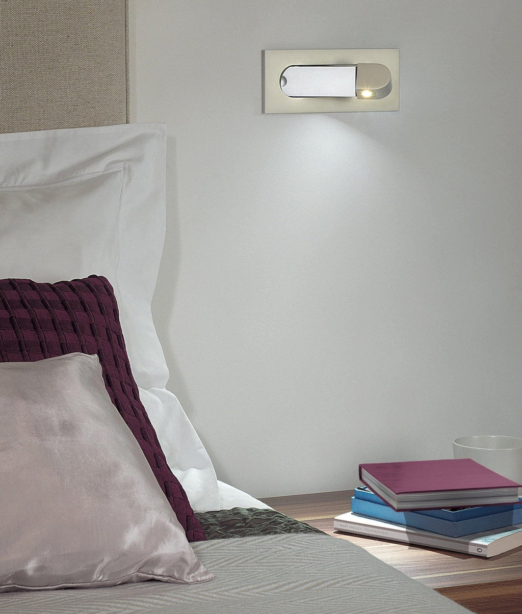 LED Bedside Reading Light - Adjustable Arm, Energy-Efficient, Wall-Mounted Fixture for Bedrooms & Reading Nooks