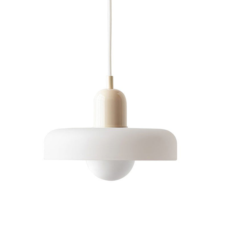Disc Orb Pendant Light Fixture - Modern Hanging Ceiling Lamp for Dining Room & Living Room