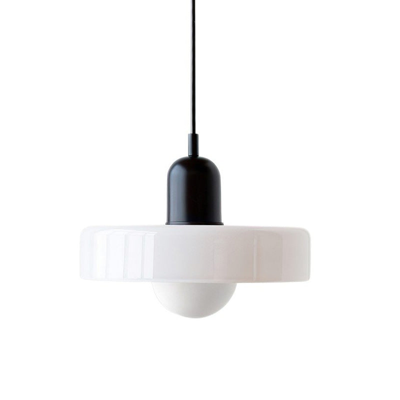 Disc Orb Pendant Light Fixture - Modern Hanging Ceiling Lamp for Dining Room & Living Room