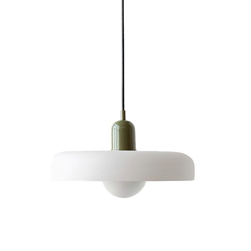Disc Orb Pendant Light Fixture - Modern Hanging Ceiling Lamp for Dining Room & Living Room