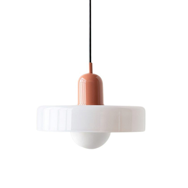 Disc Orb Pendant Light Fixture - Modern Hanging Ceiling Lamp for Dining Room & Living Room