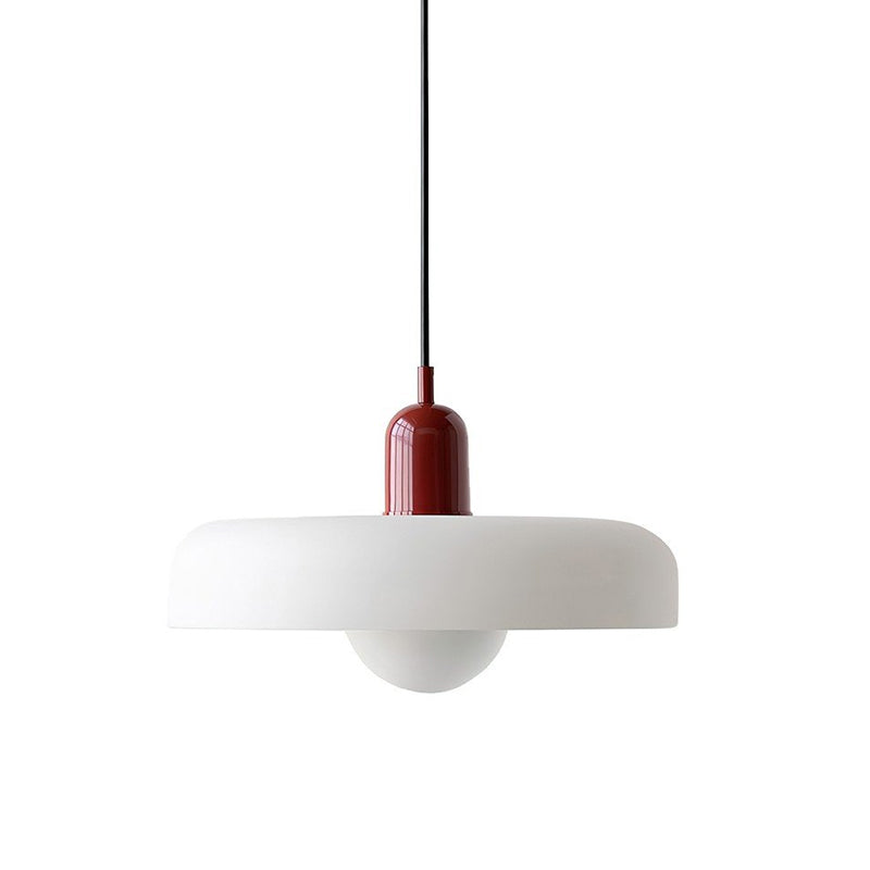 Disc Orb Pendant Light Fixture - Modern Hanging Ceiling Lamp for Dining Room & Living Room