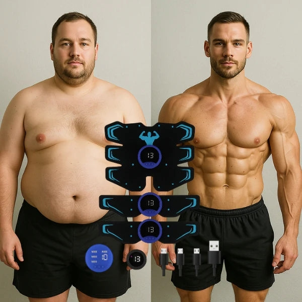 Abs Stimulator | EMS Muscle Toner for Core Strength & Abdominal Training - Portable, Effective Fitness Gear