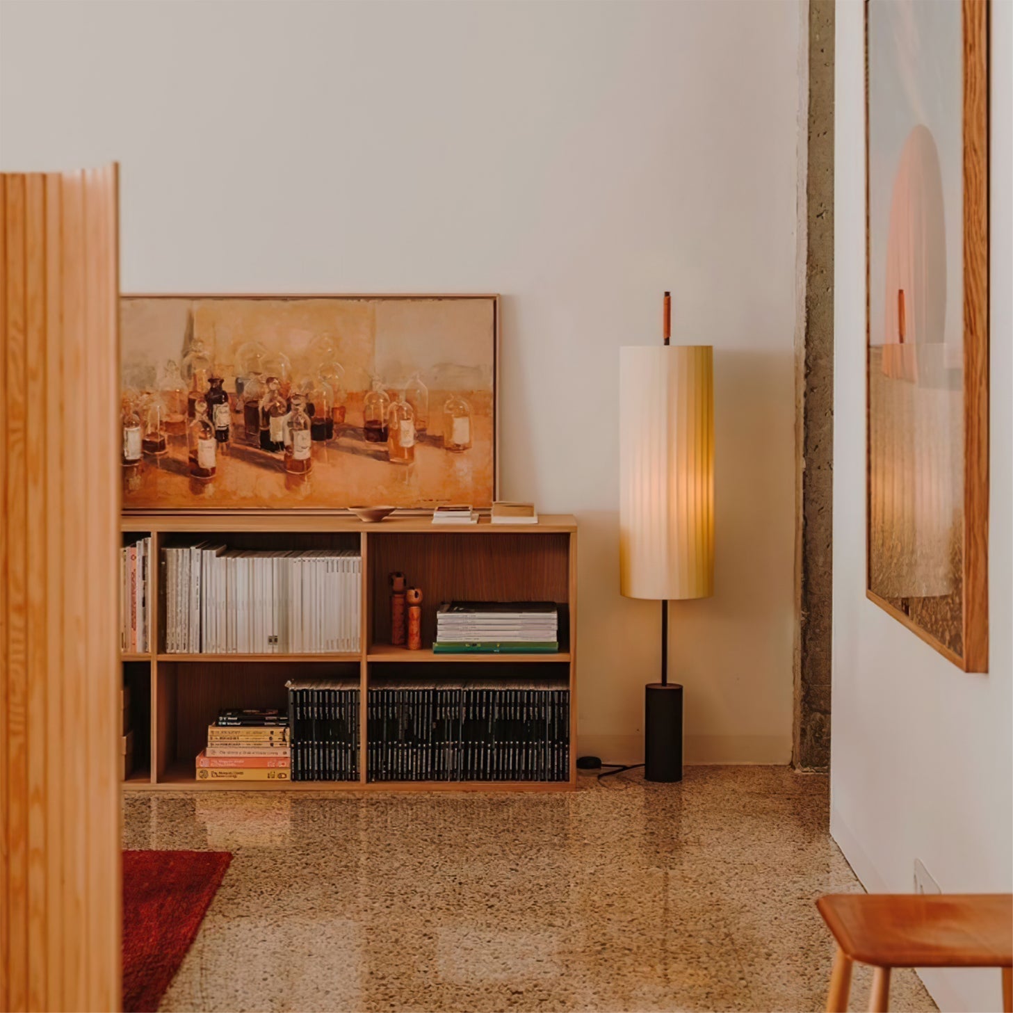 LED Floor Lamp with Adjustable Height and Modern Design for Living Room & Bedroom Lighting