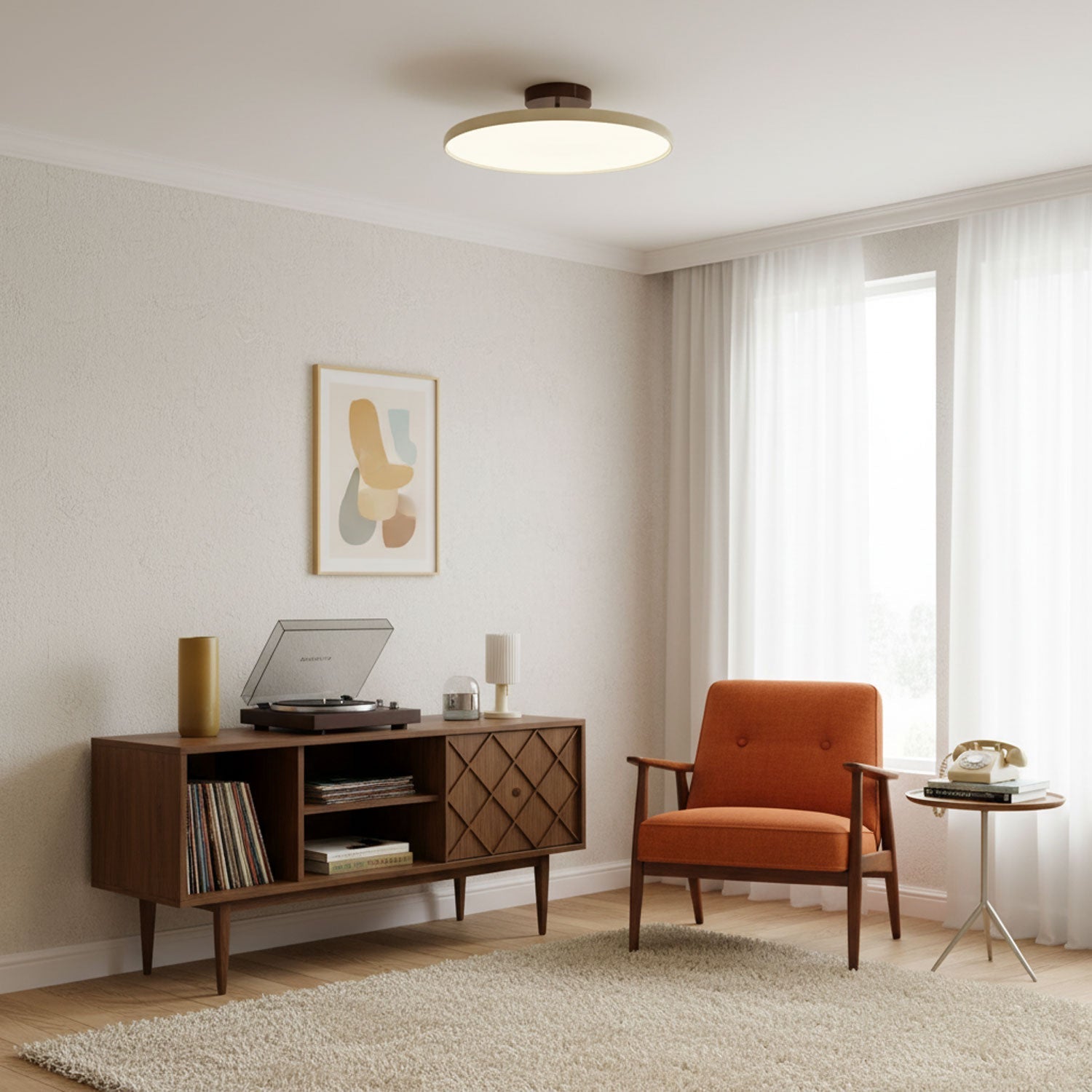 Adjustable LED Ceiling Lamp | Customizable Ambient Lighting for Indoor Spaces, Sloped Ceiling Compatible