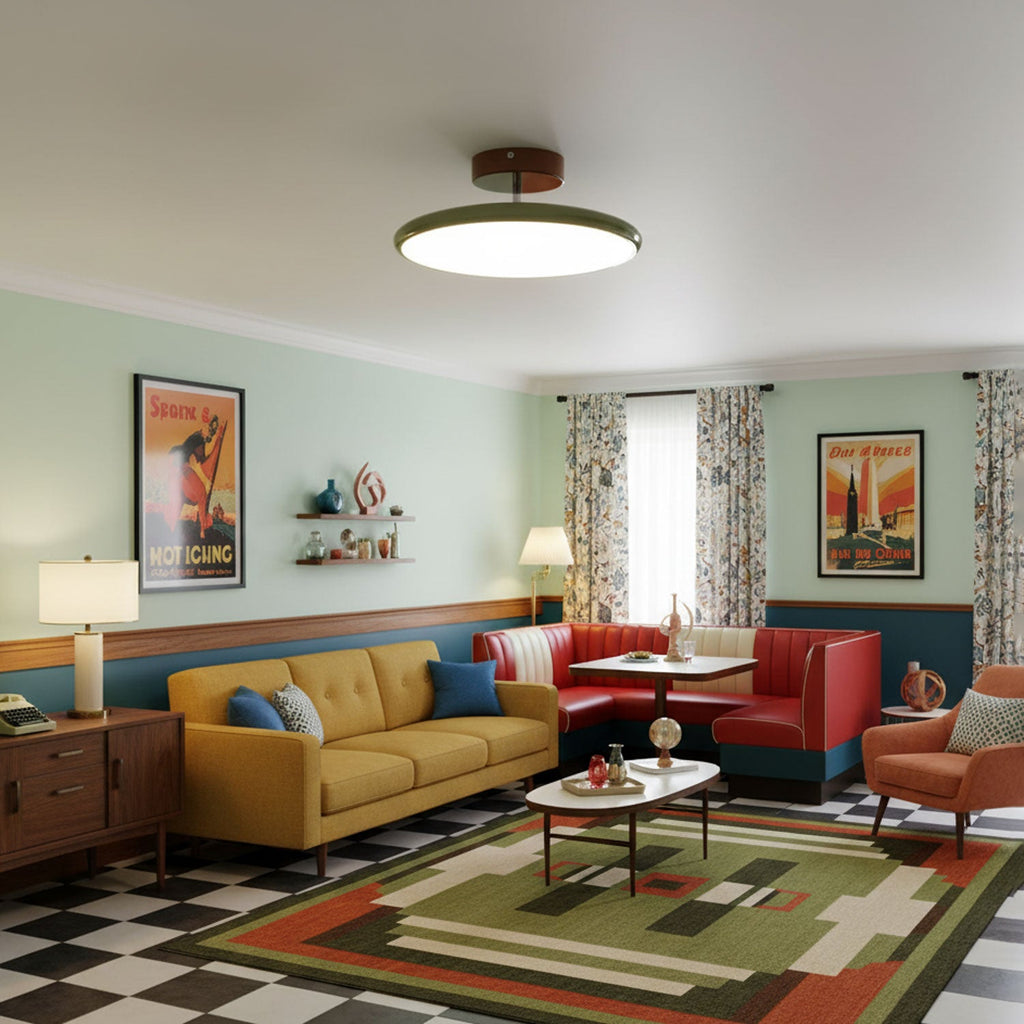 Adjustable LED Ceiling Lamp | Customizable Ambient Lighting for Indoor Spaces, Sloped Ceiling Compatible