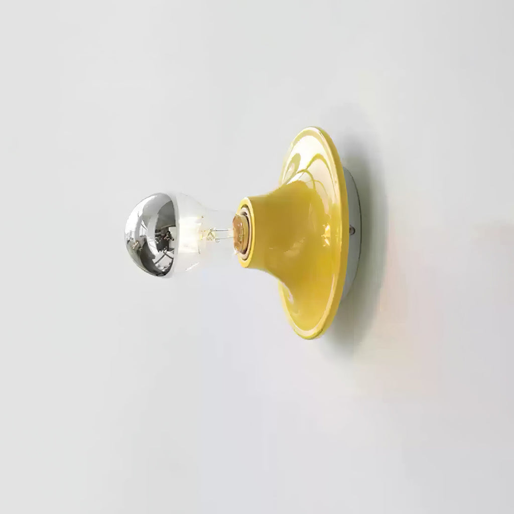 Eclipta Wall Sconce | Metal & Glass, Minimalist Design for Indoor Use in Modern Interiors