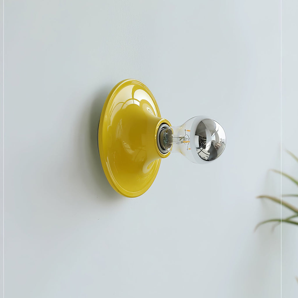 Eclipta Wall Sconce | Metal & Glass, Minimalist Design for Indoor Use in Modern Interiors