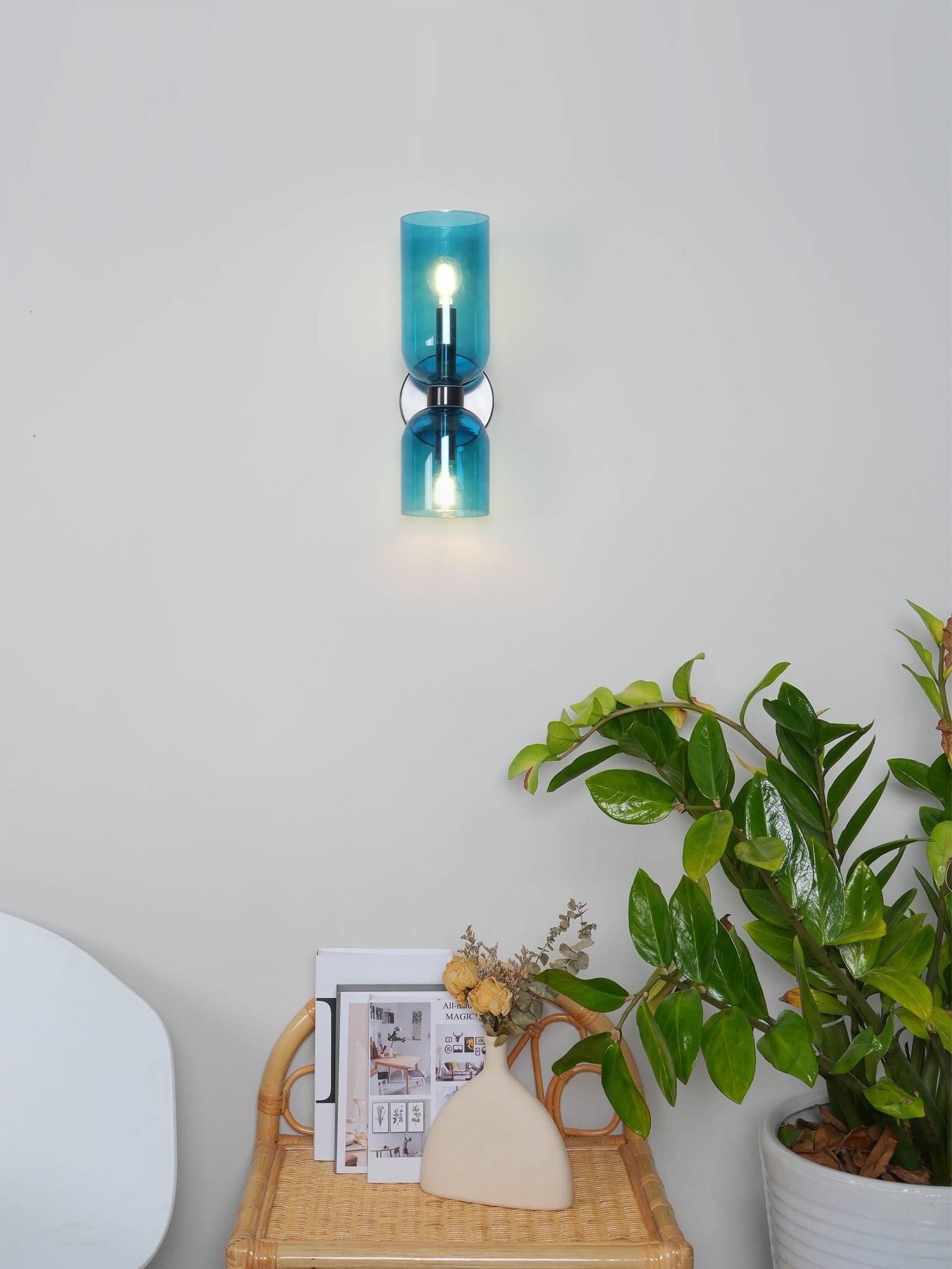 Edie Wall Lamp | Opal Glass Shade, Metal Body & Ideal for Indoor Use in Modern Spaces