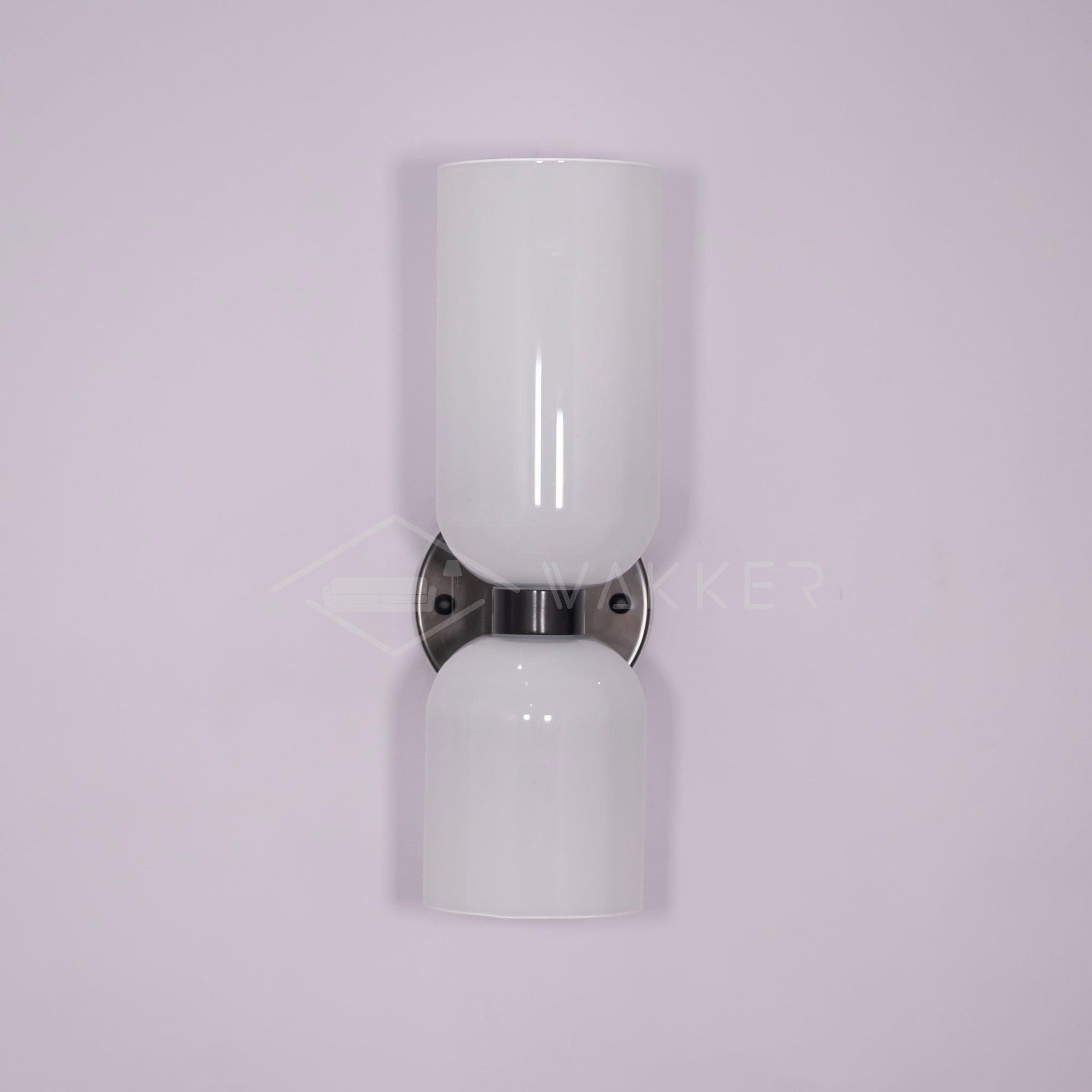 Edie Wall Lamp | Opal Glass Shade, Metal Body & Ideal for Indoor Use in Modern Spaces