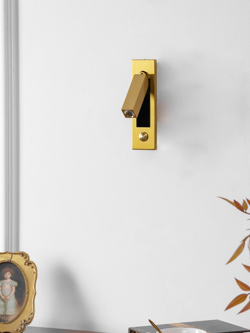LED Bedside Reading Light | Adjustable Head, Dimmable & Space-Saving for Modern Bedrooms