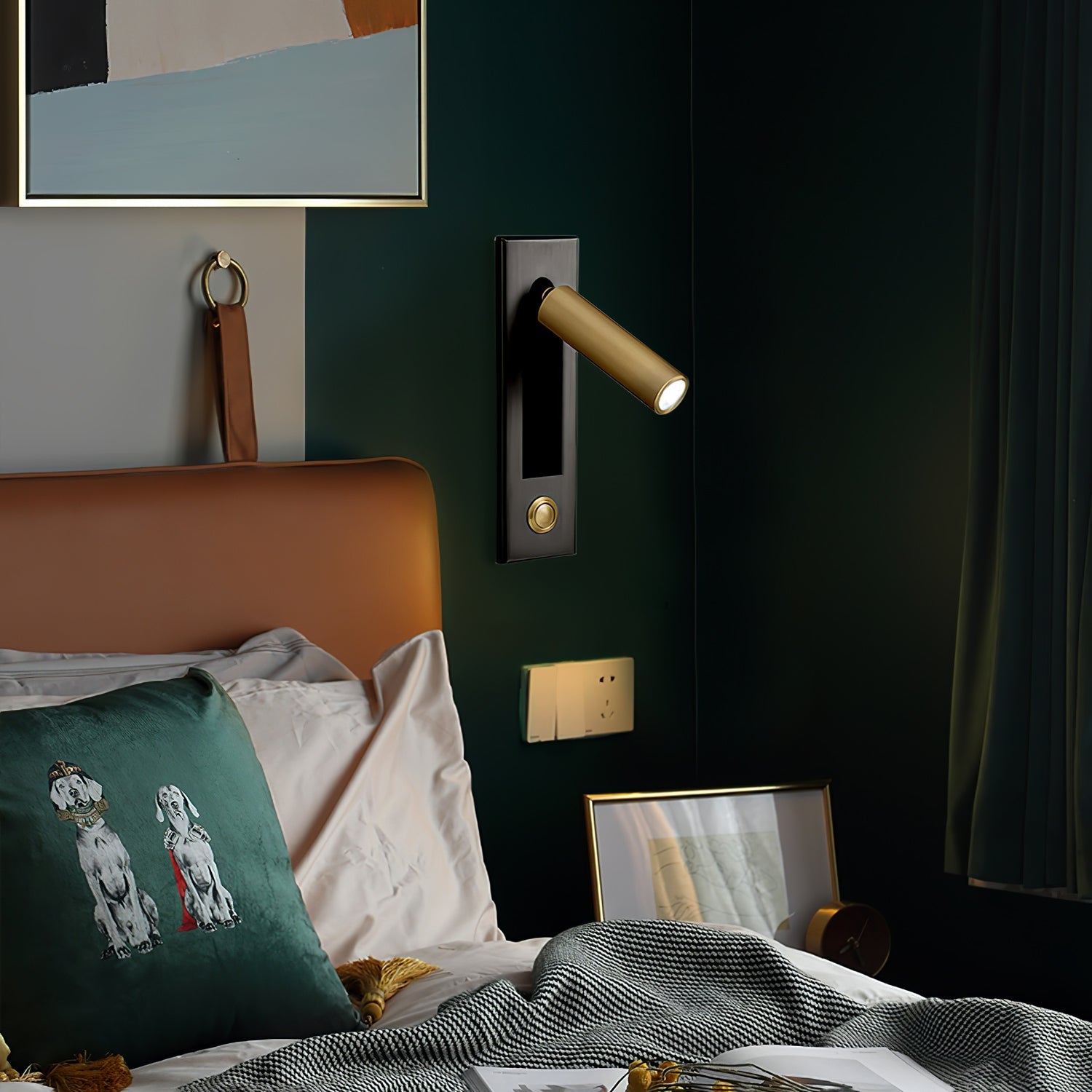 LED Bedside Wall Sconce Light Fixture - Modern Design for Bedroom & Nightstand Lighting