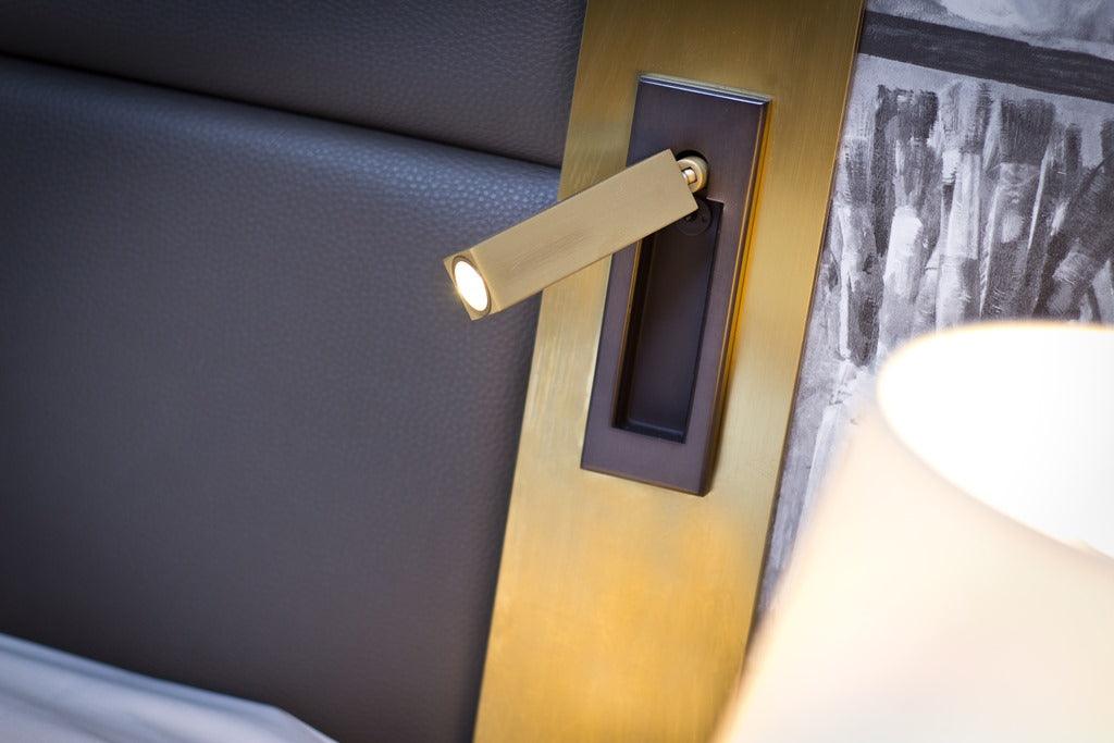 LED Bedside Reading Light | Adjustable Head, Dimmable & Space-Saving for Modern Bedrooms