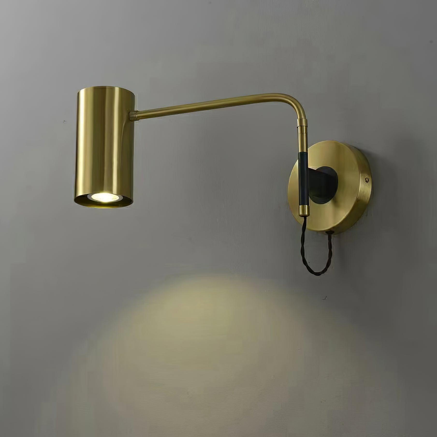 LED Swing Wall Sconce Light Fixture - Adjustable Arm Design for Living Room & Bedroom Lighting