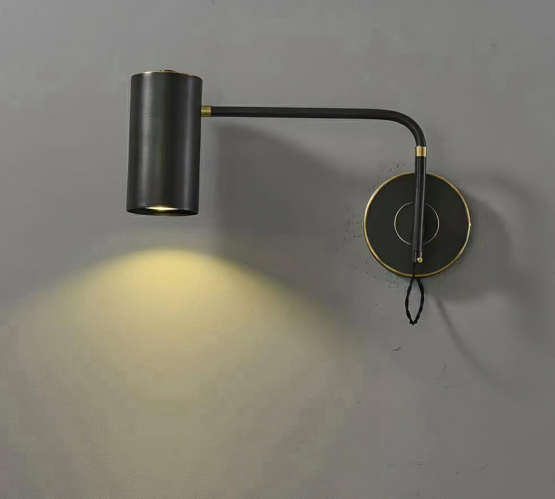 LED Swing Wall Sconce Light Fixture - Adjustable Arm Design for Living Room & Bedroom Lighting