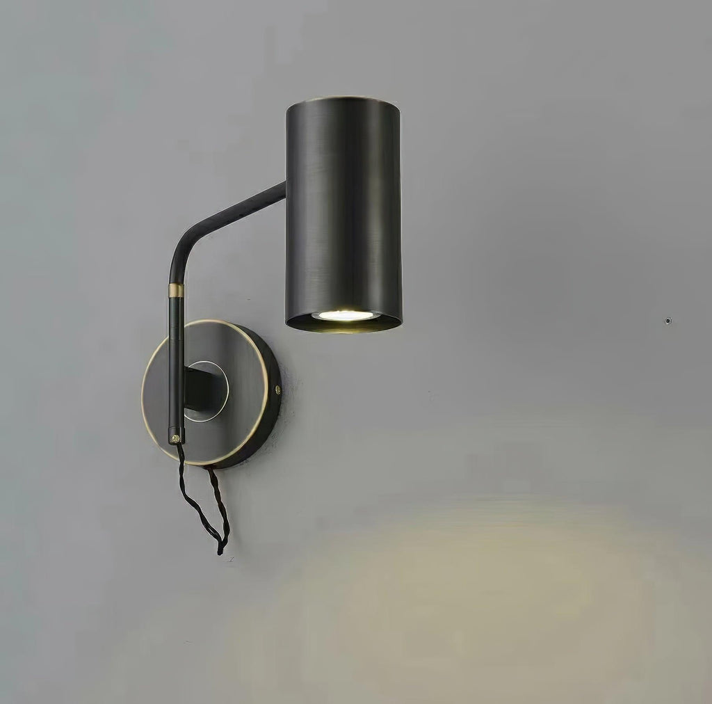 LED Swing Wall Sconce Light Fixture - Adjustable Arm Design for Living Room & Bedroom Lighting