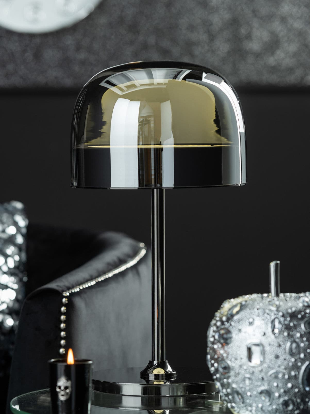 LED Table Lamp with Adjustable Brightness and Modern Design for Home Office & Living Room Use