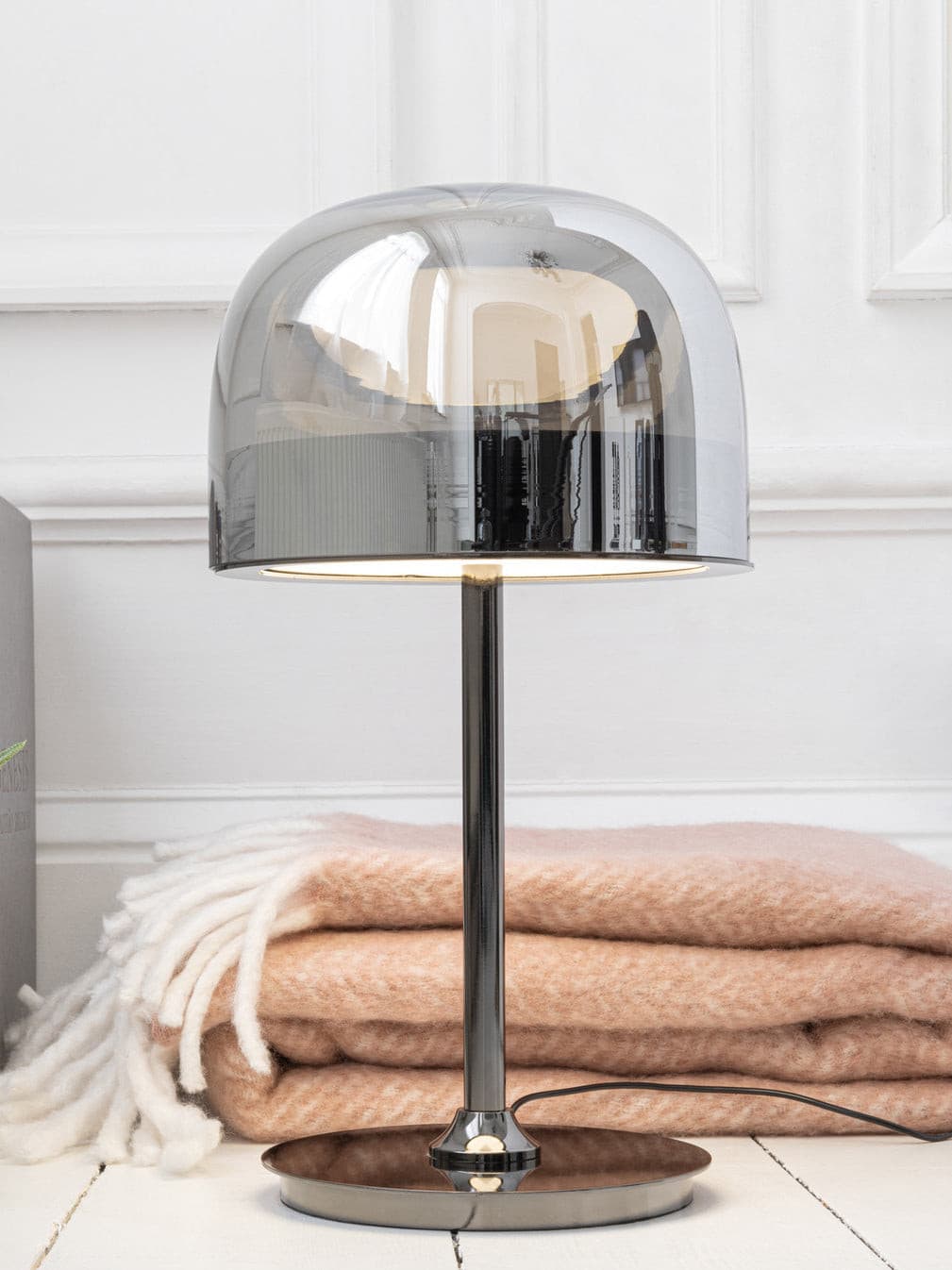 LED Table Lamp with Adjustable Brightness and Modern Design for Home Office & Living Room Use