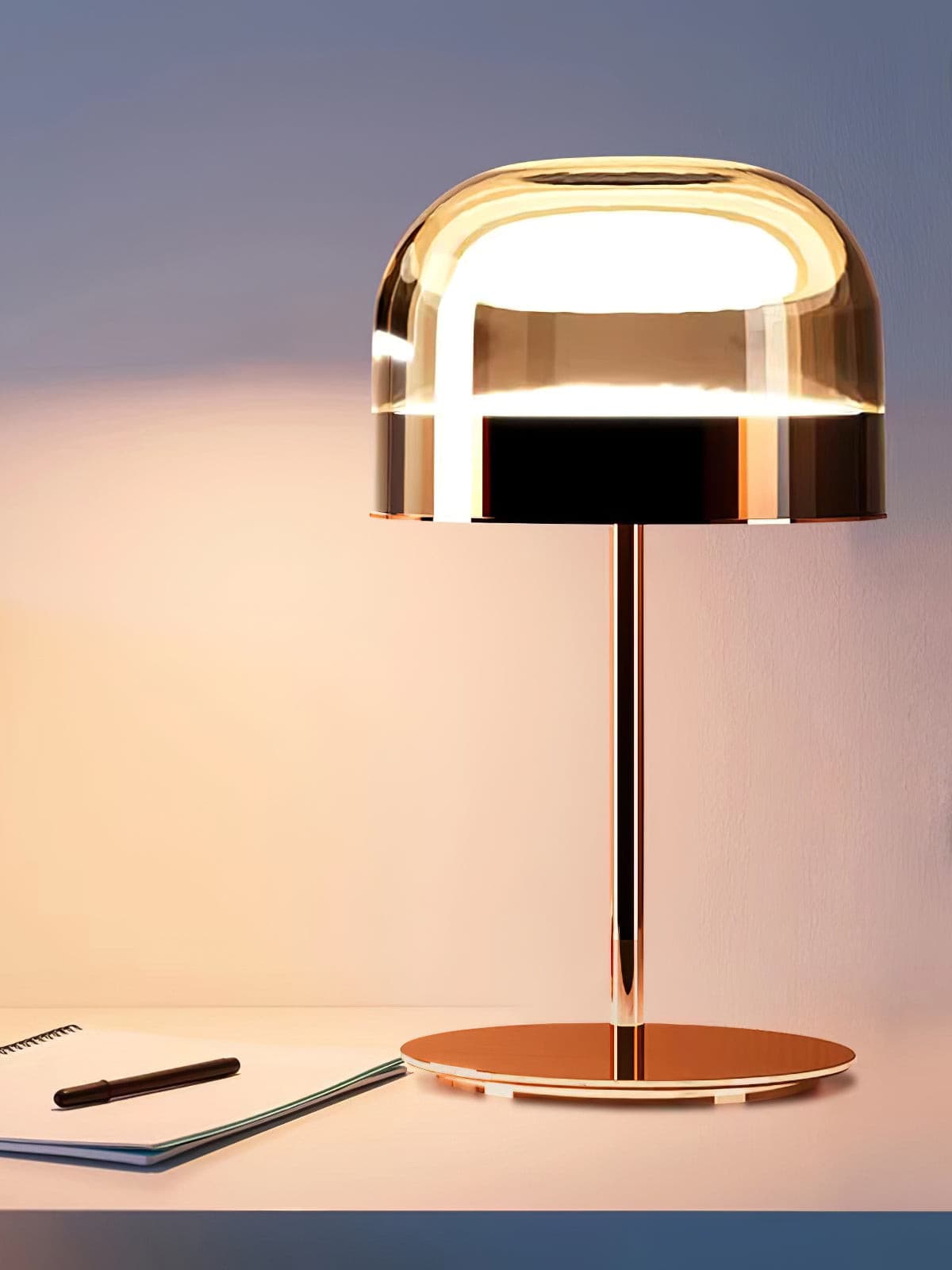 LED Table Lamp with Adjustable Brightness and Modern Design for Home Office & Living Room Use