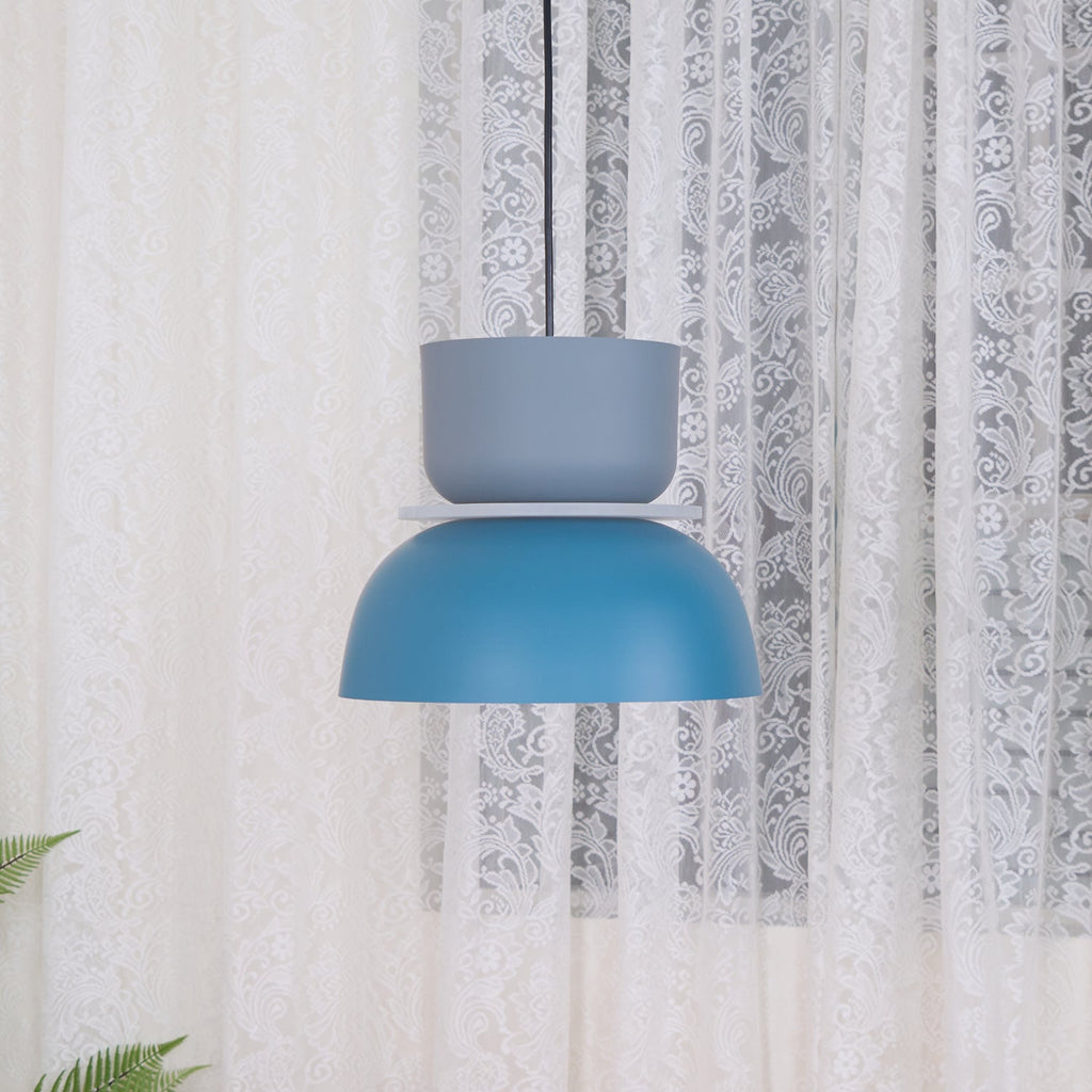 Etta Series Pendant Light | Colorful Geometric Design, LED Compatible & Ideal for Modern Indoor Spaces