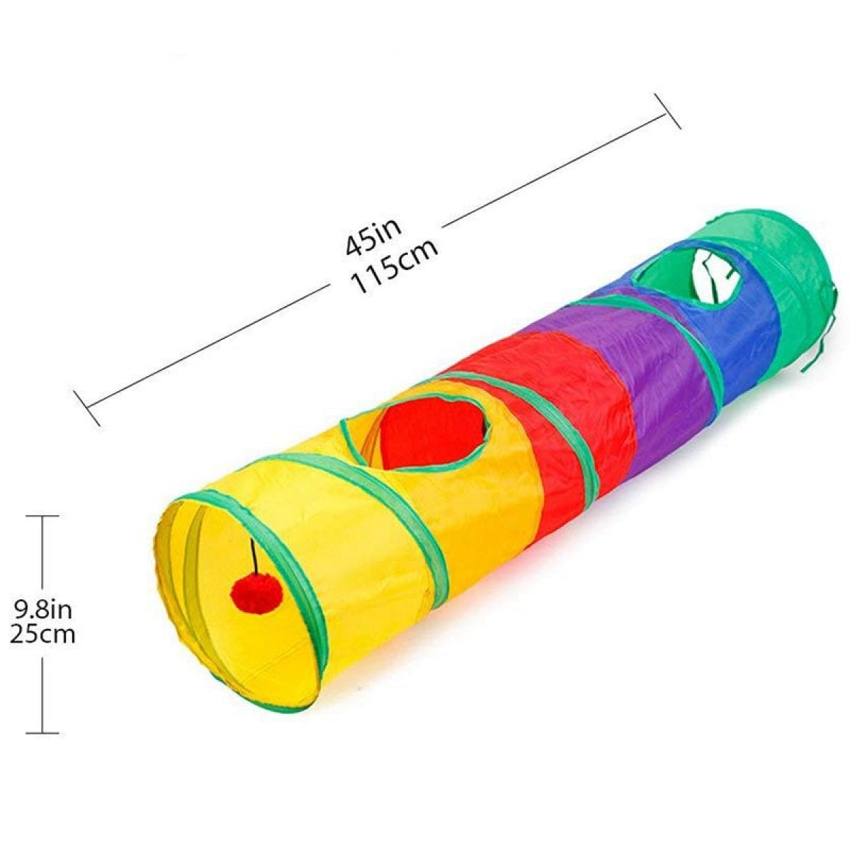 Extra-Large Cat Tunnel | Interactive Folding Playhouse for Endless Indoor Fun