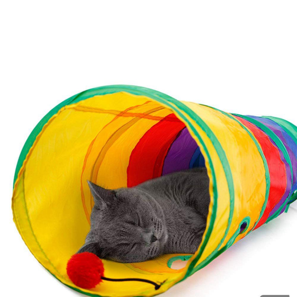 Extra-Large Cat Tunnel | Interactive Folding Playhouse for Endless Indoor Fun