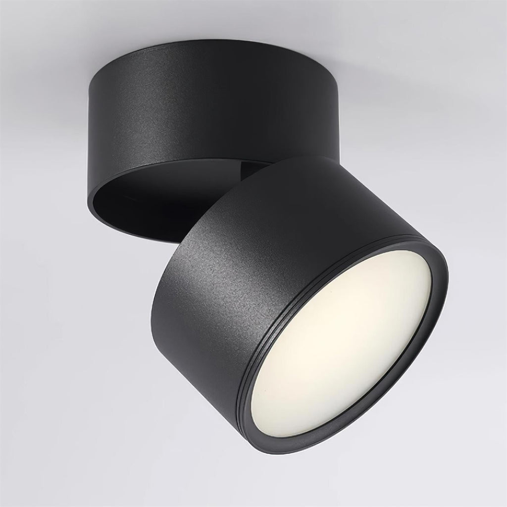 LED Surface Spotlight - Adjustable 360° Rotating Fixture for Indoor Lighting & Accent Illumination
