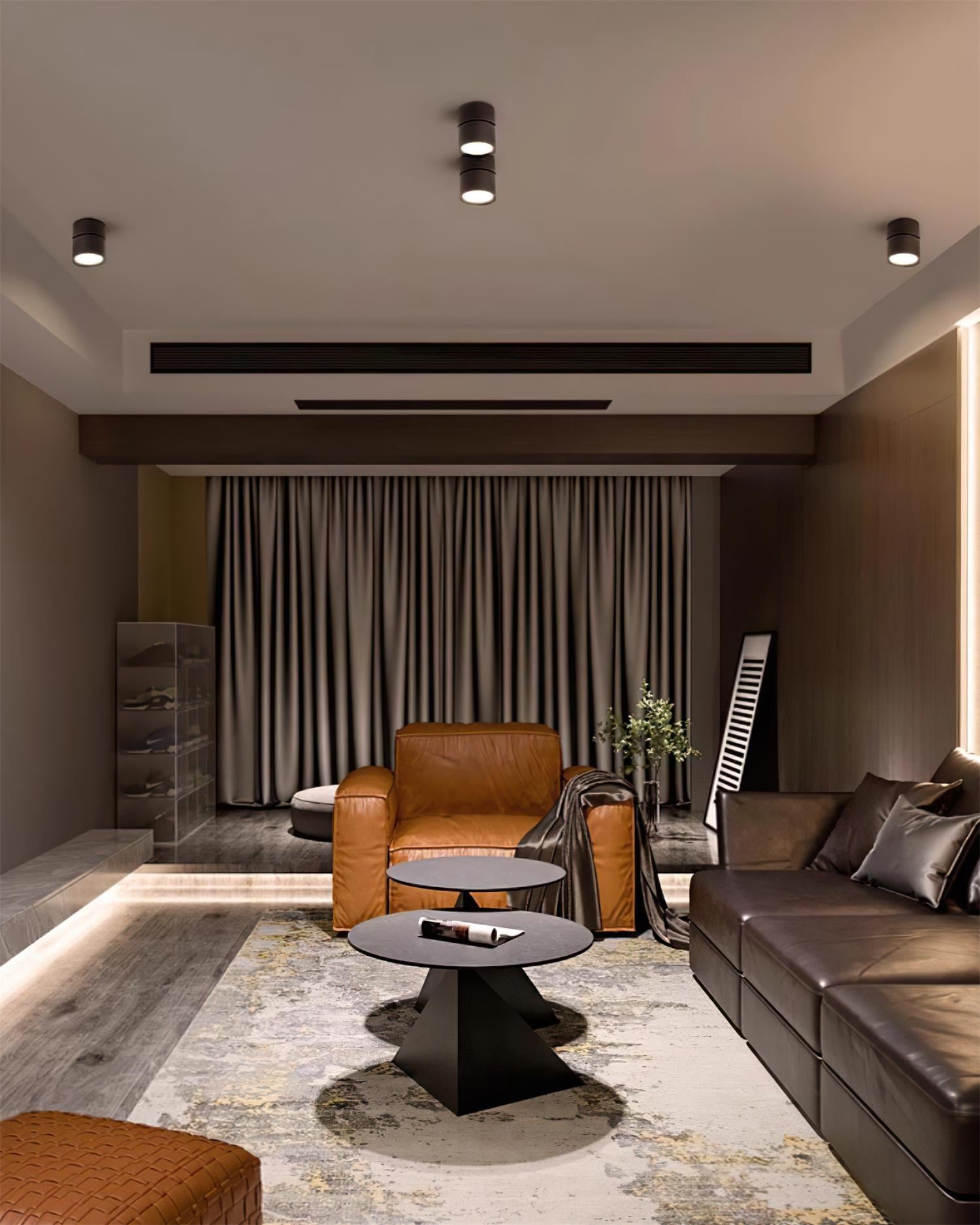 LED Surface Spotlight - Adjustable 360° Rotating Fixture for Indoor Lighting & Accent Illumination