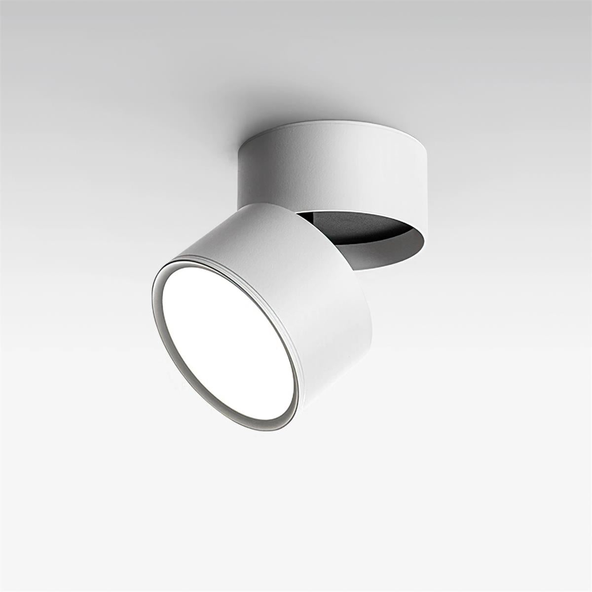 LED Surface Spotlight - Adjustable 360° Rotating Fixture for Indoor Lighting & Accent Illumination