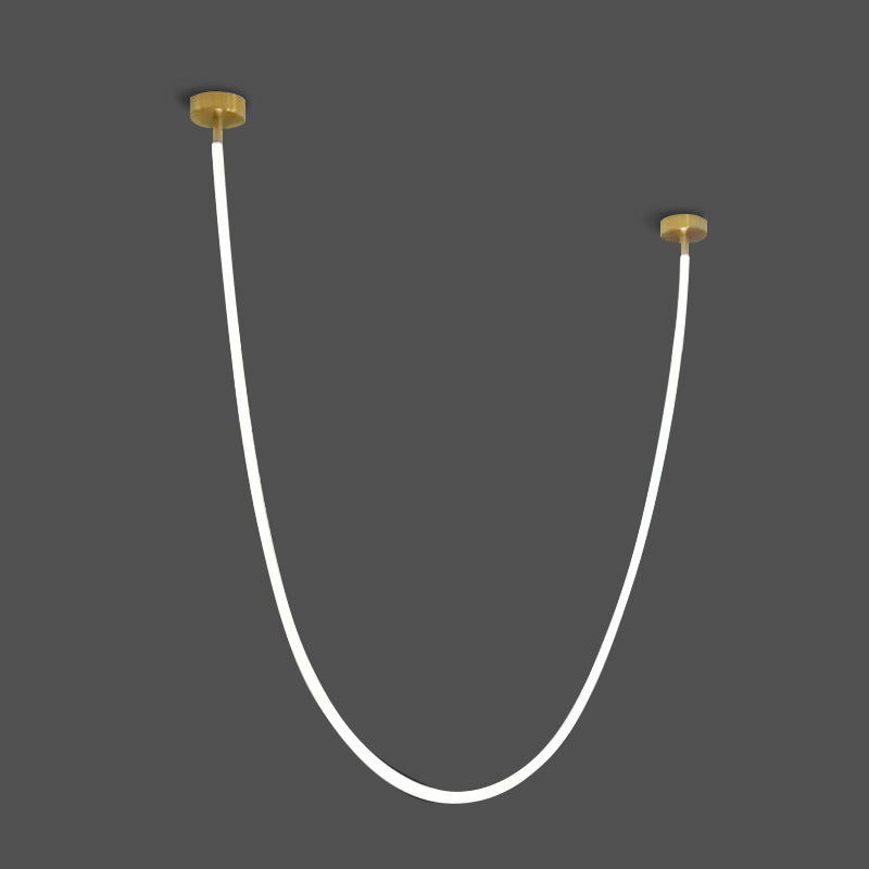 Flex LED Pendant Light Fixture - Adjustable Hanging Lamp for Kitchen Island & Dining Room