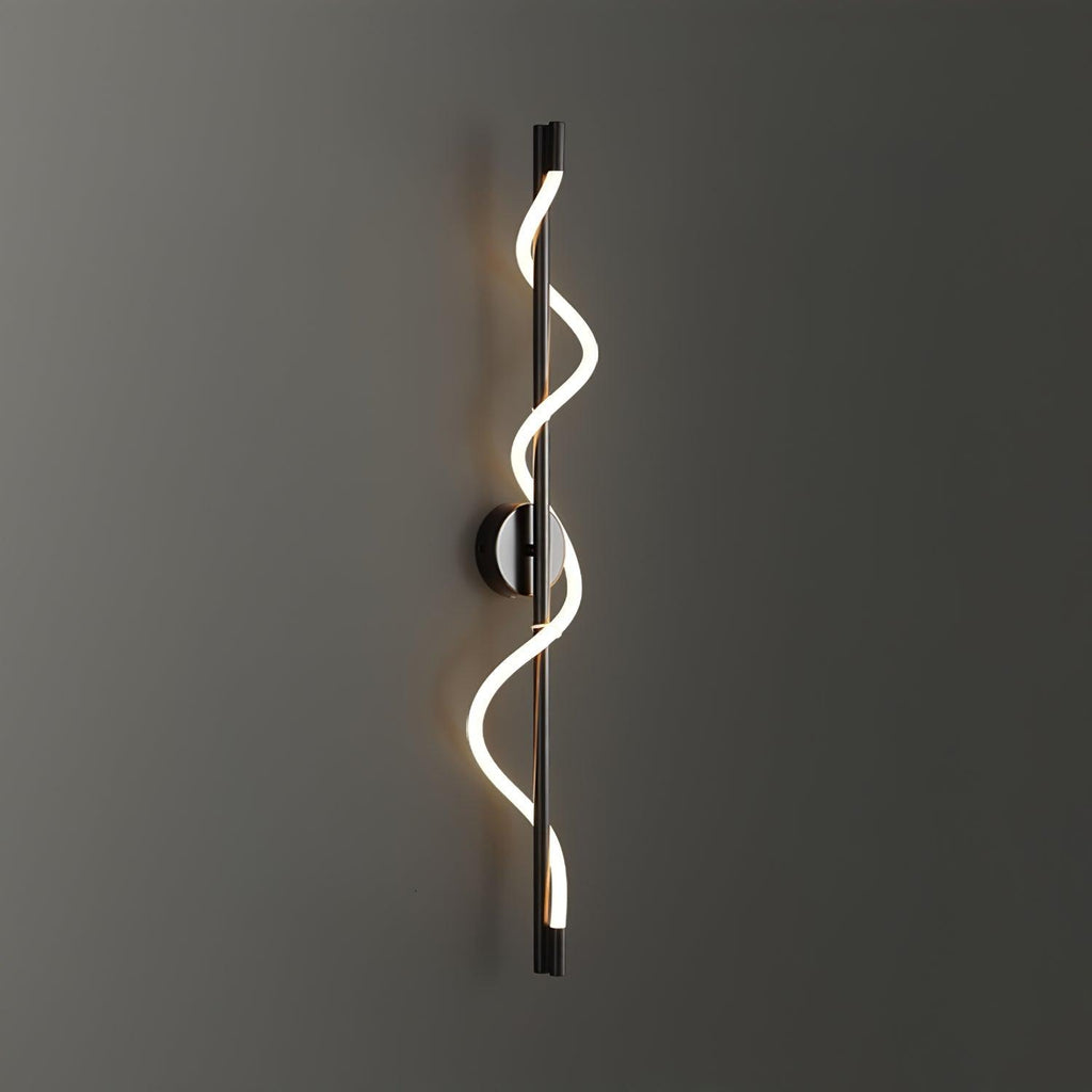 Flexible Linear Curve Wall Lamp - Adjustable Modern Lighting Fixture for Living Room & Hallway Decor
