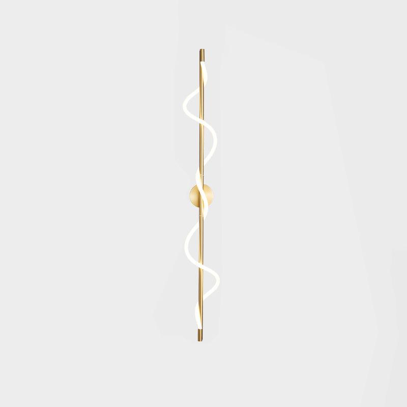 Flexible Linear Curve Wall Lamp - Adjustable Modern Lighting Fixture for Living Room & Hallway Decor