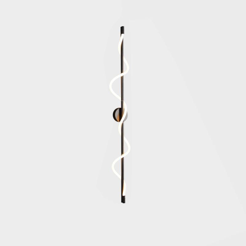 Flexible Linear Curve Wall Lamp - Adjustable Modern Lighting Fixture for Living Room & Hallway Decor