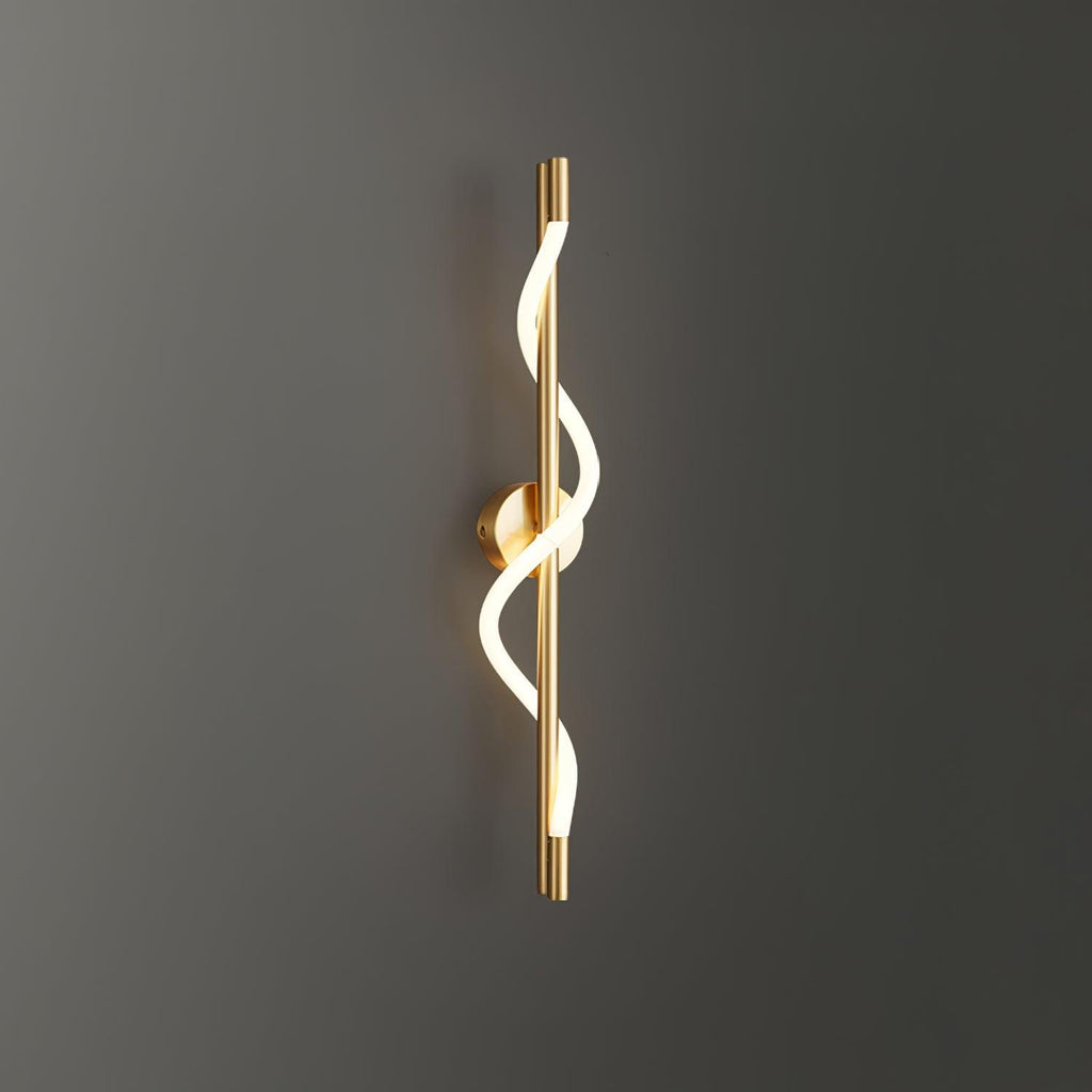 Flexible Linear Curve Wall Lamp - Adjustable Modern Lighting Fixture for Living Room & Hallway Decor