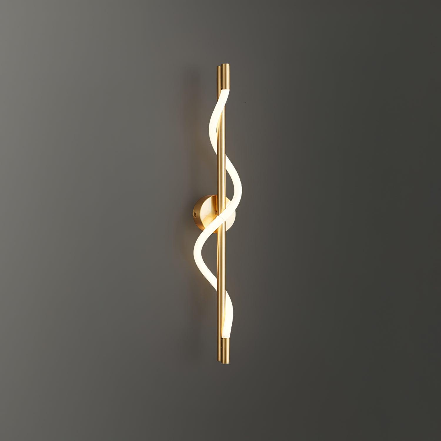 Flexible Linear Curve Wall Lamp - Adjustable Modern Lighting Fixture for Living Room & Hallway Decor