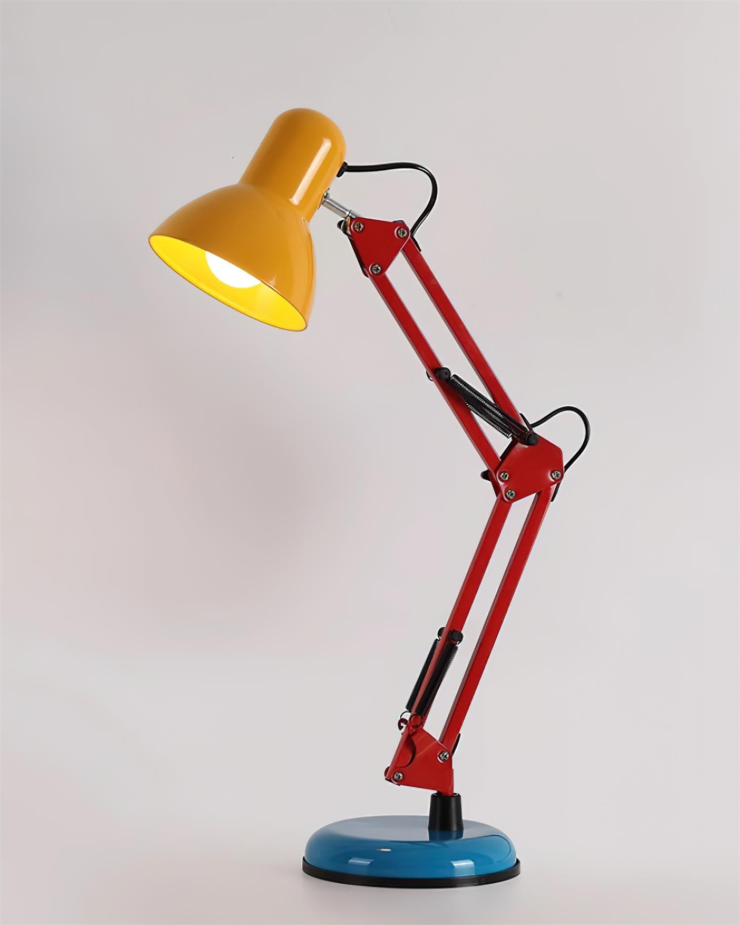 LED Table Lamp with Adjustable Arm and Shade - Modern Lighting for Home Office & Living Room Use