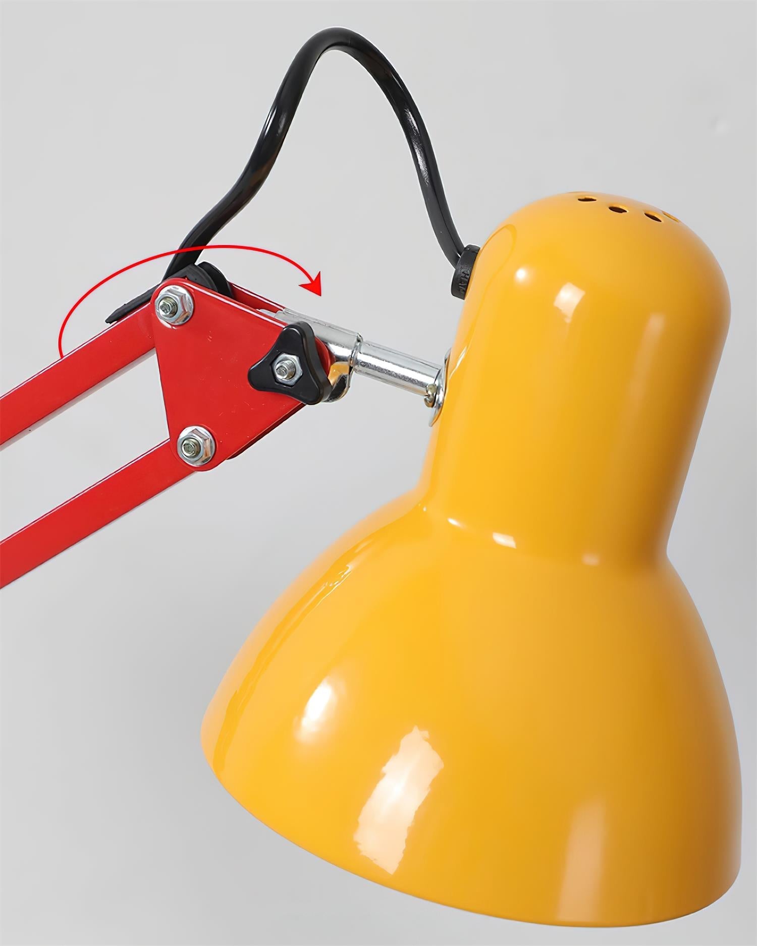 LED Table Lamp with Adjustable Arm and Shade - Modern Lighting for Home Office & Living Room Use