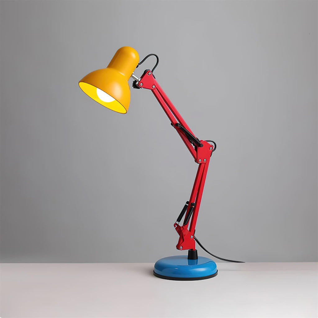 LED Table Lamp with Adjustable Arm and Shade - Modern Lighting for Home Office & Living Room Use