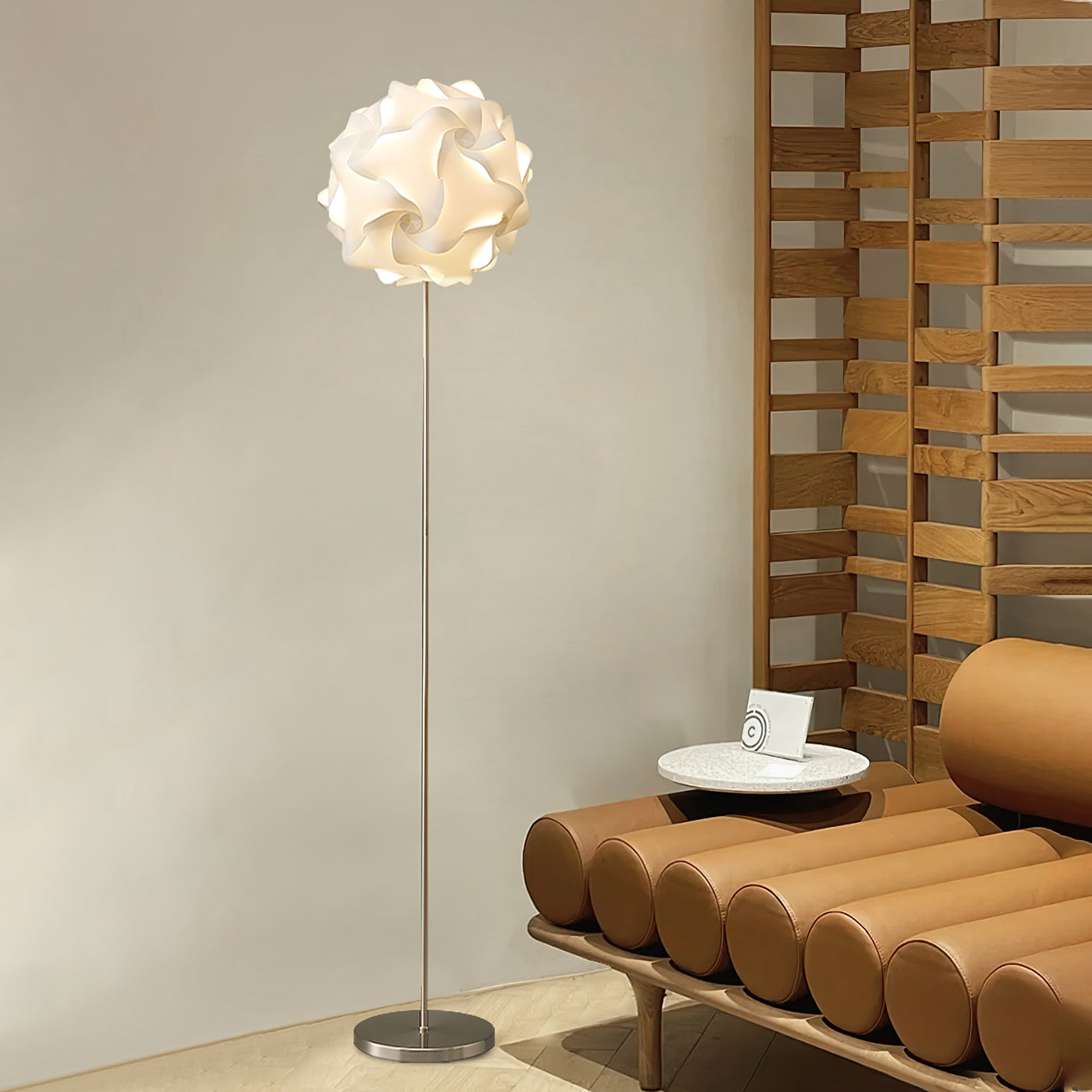 LED Flower Floor Lamp with Adjustable Height and Colorful Petals for Living Room & Bedroom Decor