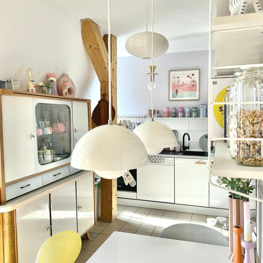 Flowerpot Pendant Lamp - Modern Hanging Light Fixture for Kitchen, Dining Room & Living Room Decor