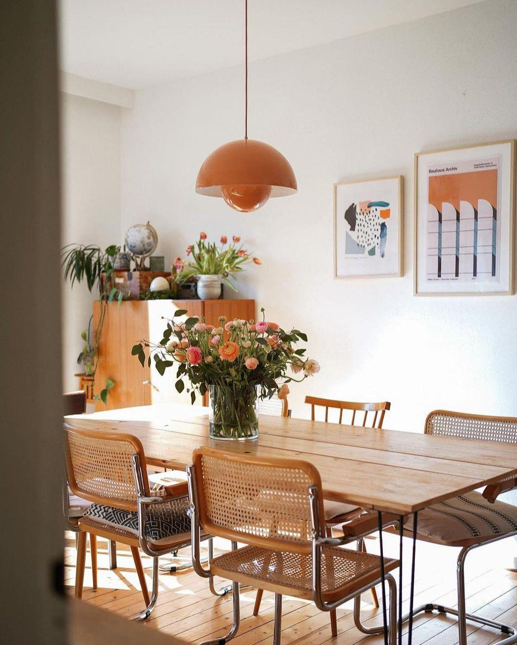 Flowerpot Pendant Lamp - Modern Hanging Light Fixture for Kitchen, Dining Room & Living Room Decor