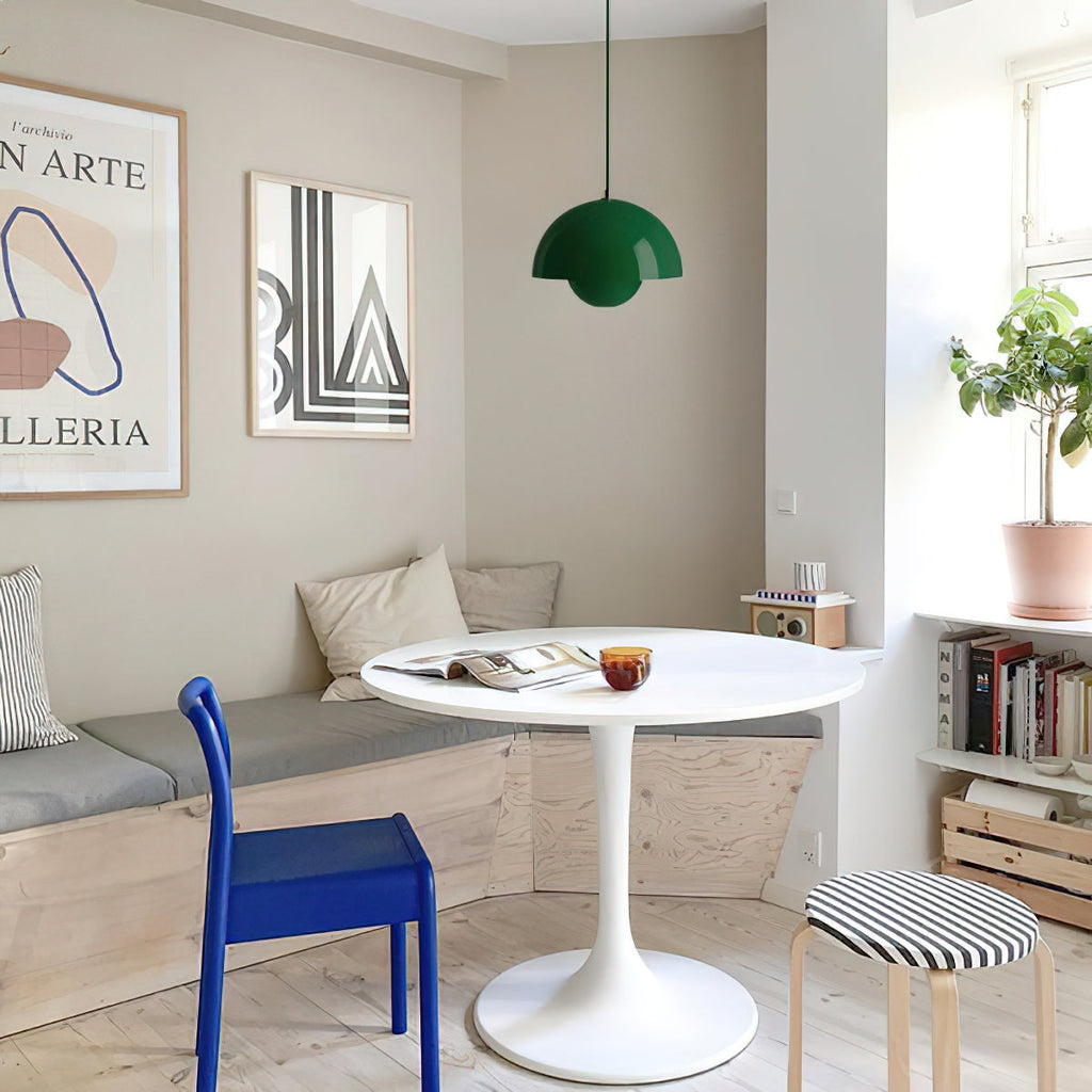 LED Flowerpot Pendant Light Fixture - Modern Hanging Lamp for Kitchen, Dining Room & Living Room Decor