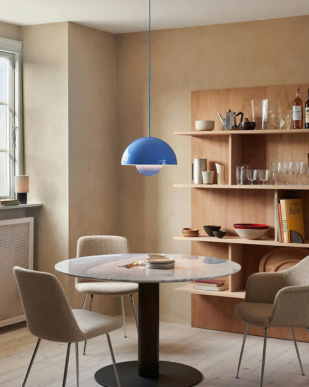 LED Flowerpot Pendant Light Fixture - Modern Hanging Lamp for Kitchen, Dining Room & Living Room Decor