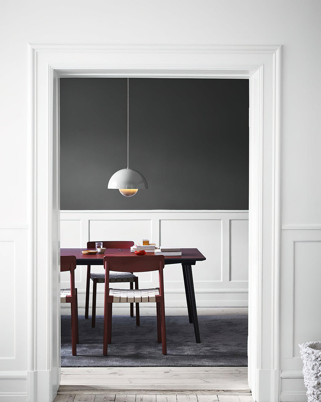 LED Flowerpot Pendant Light Fixture - Modern Hanging Lamp for Kitchen, Dining Room & Living Room Decor